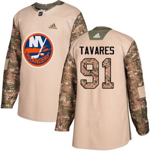 Herren New York Islanders Eishockey Trikot John Tavares #91 Authentic Camo Veterans Day Practice